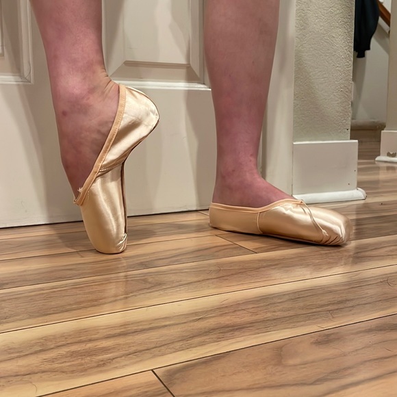 Freed Classic Pro Hard Pointe Shoes Maker Q Size 5 3X - Picture 9 of 9